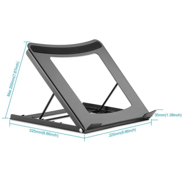 MANHATTAN Soporte de Notebook Ajustable 5 Niveles para Portátiles de 10"-15.6" 1