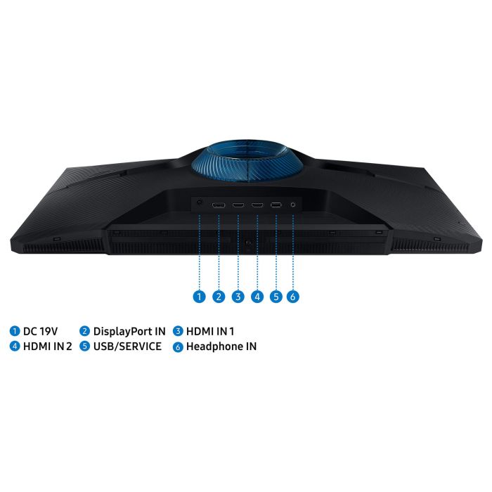 Samsung Odyssey G5 (G51C) 27" 2560x1440 QHD 165Hz 1ms VA FreeSync Premium 2x HDMI DisplayPort VESA Negro