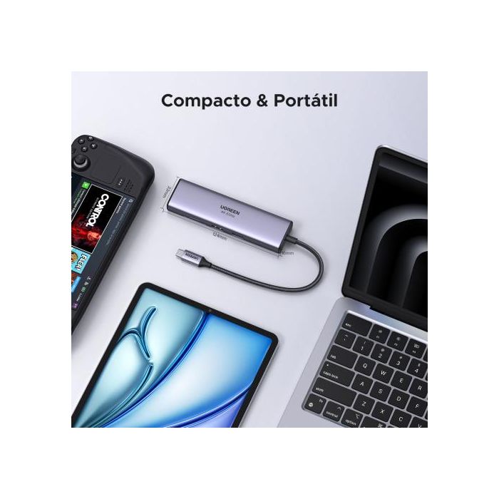 Ugreen 60515 Base para Portátil y Replicador de Puertos Alámbrico Usb 3.2 Gen 1 (3.1 Gen 1) Type-C Gris 15