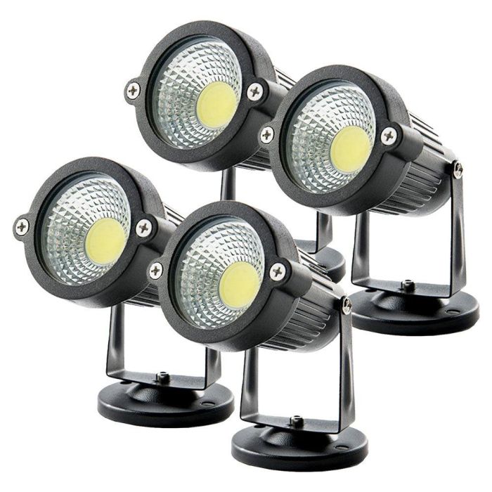Pack 4 Focos LED Jardín 5W 450Lm 6000ºK 40.000H [SL-SL-C12-5W-CW-PK4-AP] 2