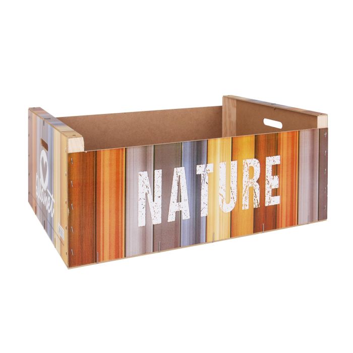 Confortime Caja Wood Brillo Nature C 58 cm x 39 cm x 23 cm (3 Unidades)