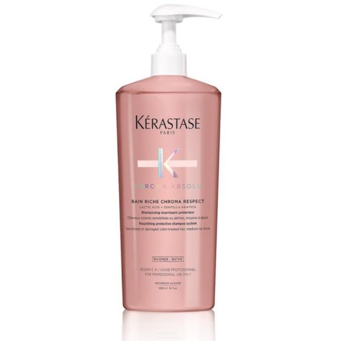 Kerastase Chroma Absolu Bain Riche Champú Nutritivo para Cabello Coloreado 1 L