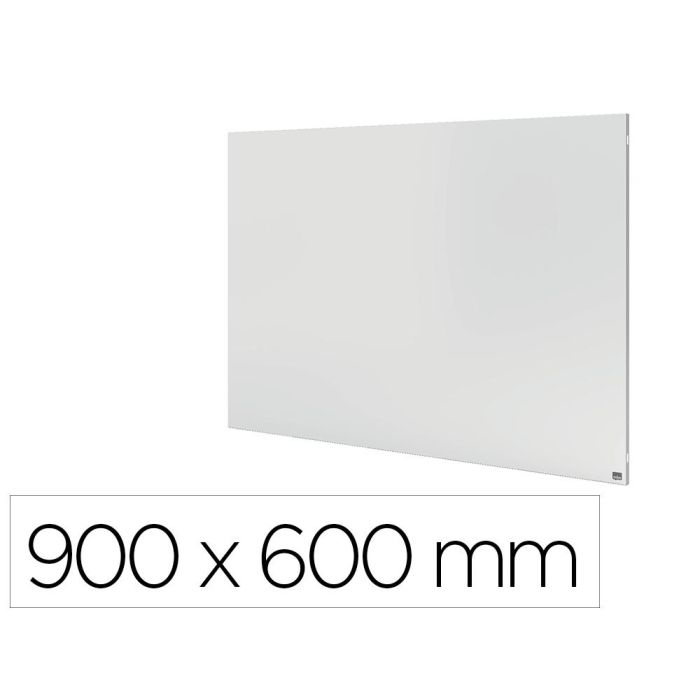 Pizarra Blanca Nobo Infinity Sin Marco Acero Lacado Magnetico 900x600 mm