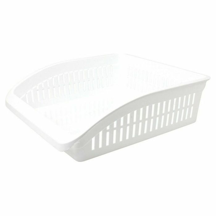 Organizador Multiusos Blanco Transparente Polipropileno 26 x 8,5 x 29 cm (24 Unidades) 2 Organizador Multiusos Blanco Transparente Polipropileno 26 x 8,5 x 29 cm (24 Unidades) 2