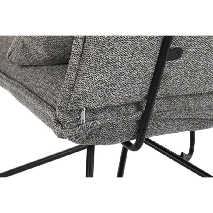 Sillon Urban DKD Home Decor Gris Negro 78 x 75 x 66 cm 5