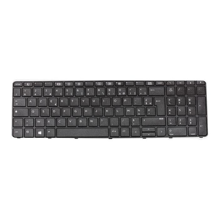 HP Teclado de Repuesto para Portátil, Disposición (Layout) Francés (AZERTY), Color Negro, Reemplazo Fácil y Rápido para Teclados Dañados o Rotos