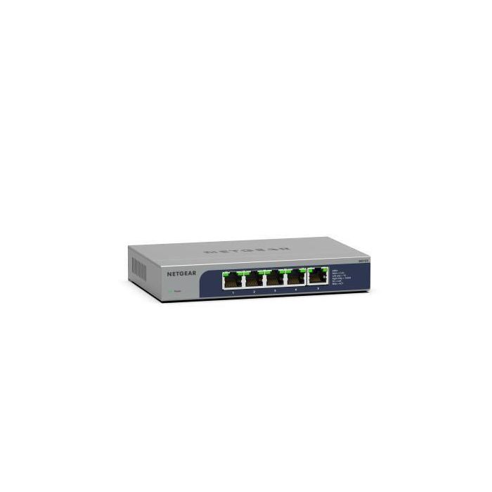 NETGEAR MS105-100EUS Switch 5 Puertos 2.5G Multi-Gigabit Ethernet PoE No Administrado Montaje en Rack