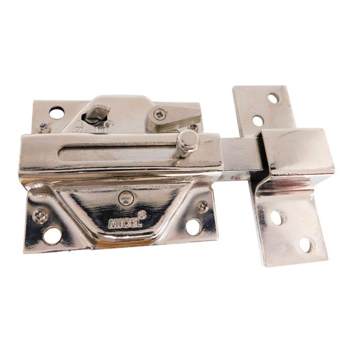 Micel Cerrojo seguridad CRR01 sobreponer niquel acero 106x65 mm 5 llaves