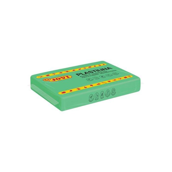 Plastilina Jovi 72 Pastilla 350 Gr. Verde Claro Caja De 15