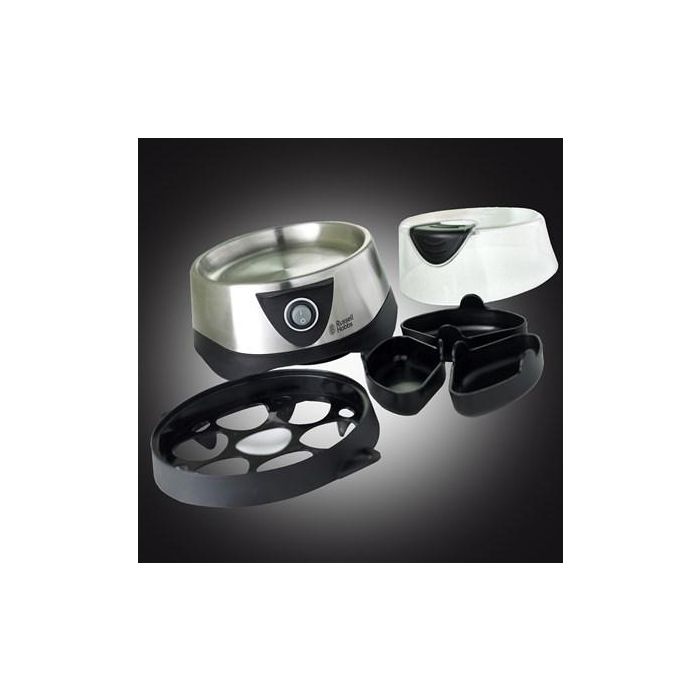 Russell Hobbs 14048-56 Cocedor para 7 Huevos Cook@Home Acero Inoxidable y Negro 1 Russell Hobbs 14048-56 Cocedor para 7 Huevos Cook@Home Acero Inoxidable y Negro 1