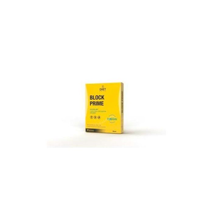 Diet Prime Block Prime 30 Comprimidos. H2OSlim, Faseolamina, Ortosifón y Cromo para Glucosa y Metabolismo. Vegano.