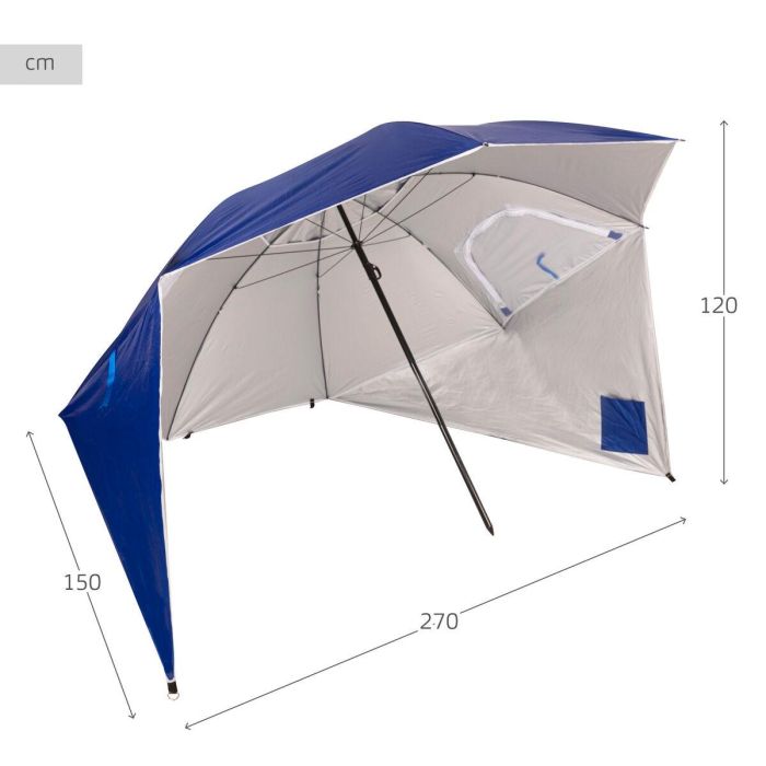 Sombrilla Aktive 240 x 210 x 240 cm (6 Unidades) 2 Sombrilla Aktive 240 x 210 x 240 cm (6 Unidades) 2