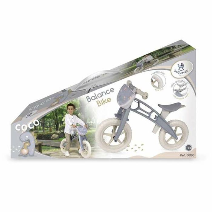Decuevas Mi Primera Bicicleta sin Pedales Coco Ruedas EVA 10 Pulgadas | Sillín Regulable en Altura, Bolso | Niños 3 Años Decuevas Mi Primera Bicicleta sin Pedales Coco Ruedas EVA 10 Pulgadas | Sillín Regulable en Altura, Bolso | Niños 3 Años