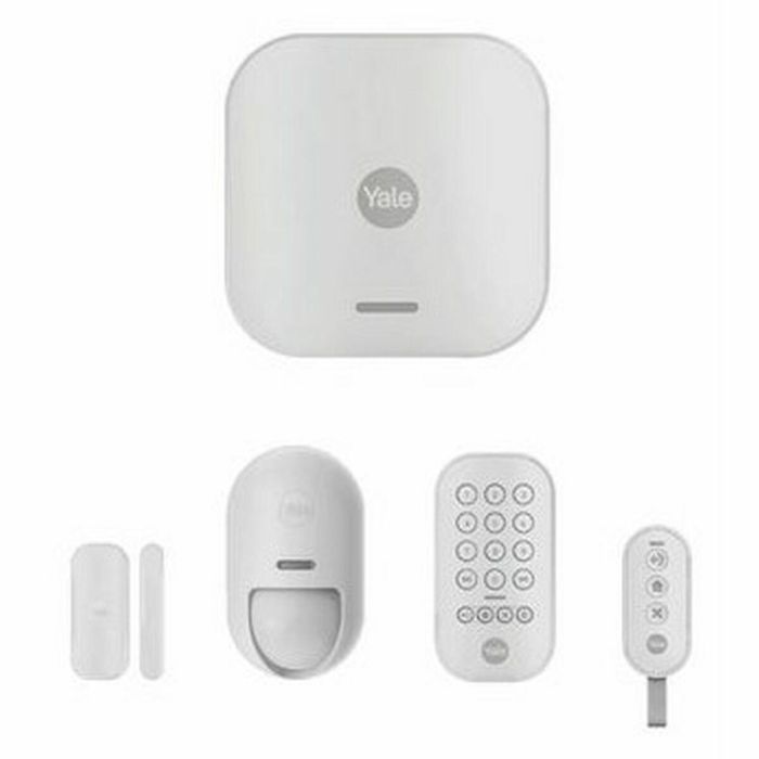 Yale AUC1746029858922 Kit de Alarma Inteligente Conectado - 4 Accesorios para Seguridad Hogar