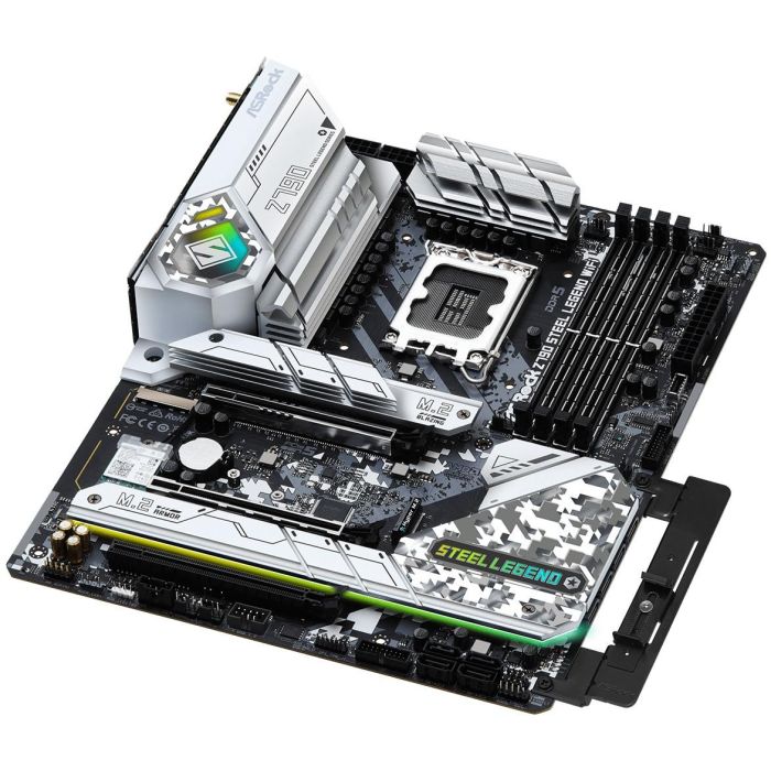 ASRock Z790 Steel Legend WiFi - Placa Base Intel Z790 LGA 1700 ATX, DDR5, Wi-Fi 6E, 90-MXBKD0-A0UAYZ 3 ASRock Z790 Steel Legend WiFi - Placa Base Intel Z790 LGA 1700 ATX, DDR5, Wi-Fi 6E, 90-MXBKD0-A0UAYZ 3
