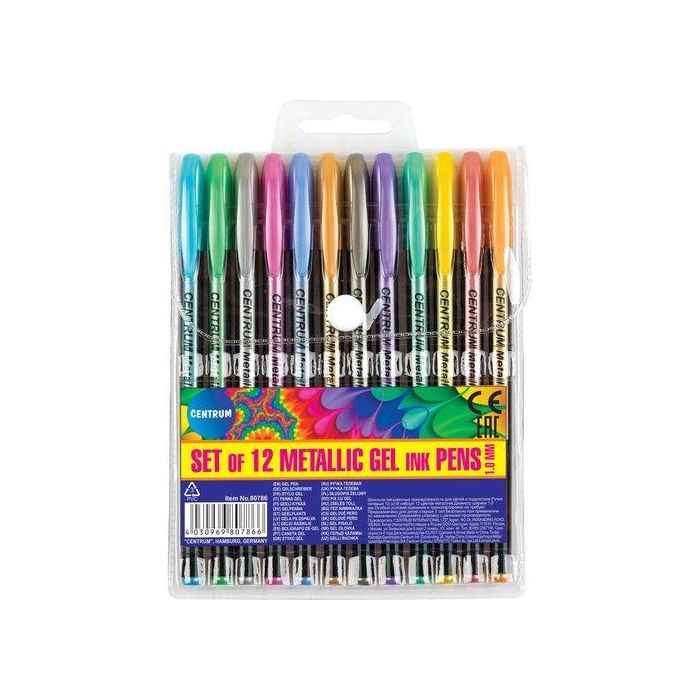 Roller Gel Centrum Metallic 1,0 Bolsa De 12 (Set de 20)