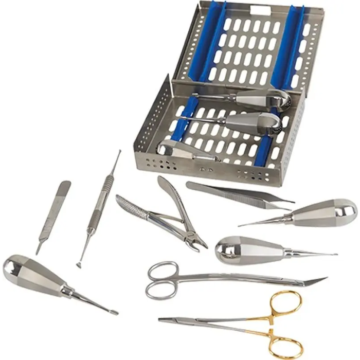 Kruuse Juego De Elevadores Para Extraccion De Dientes, 12 Piezas En Caja De Acero Inoxidable, Incluye Elevadores, Pinzas Y Más Kruuse Juego De Elevadores Para Extraccion De Dientes, 12 Piezas En Caja De Acero Inoxidable, Incluye Elevadores, Pinzas Y Más