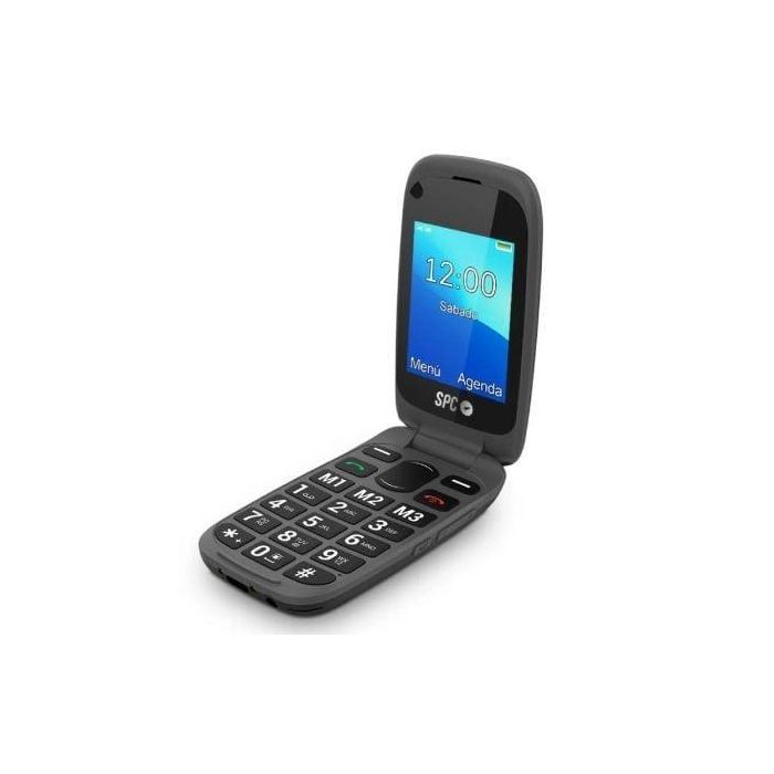 SPC 2330N Teléfono Móvil Harmony 4G para Mayores con Tapa, Teclas Grandes, SOS, Compatible Audífonos, Doble Pantalla y Base de Carga Negro 0 SPC 2330N Teléfono Móvil Harmony 4G para Mayores con Tapa, Teclas Grandes, SOS, Compatible Audífonos, Doble Pantalla y Base de Carga Negro 0