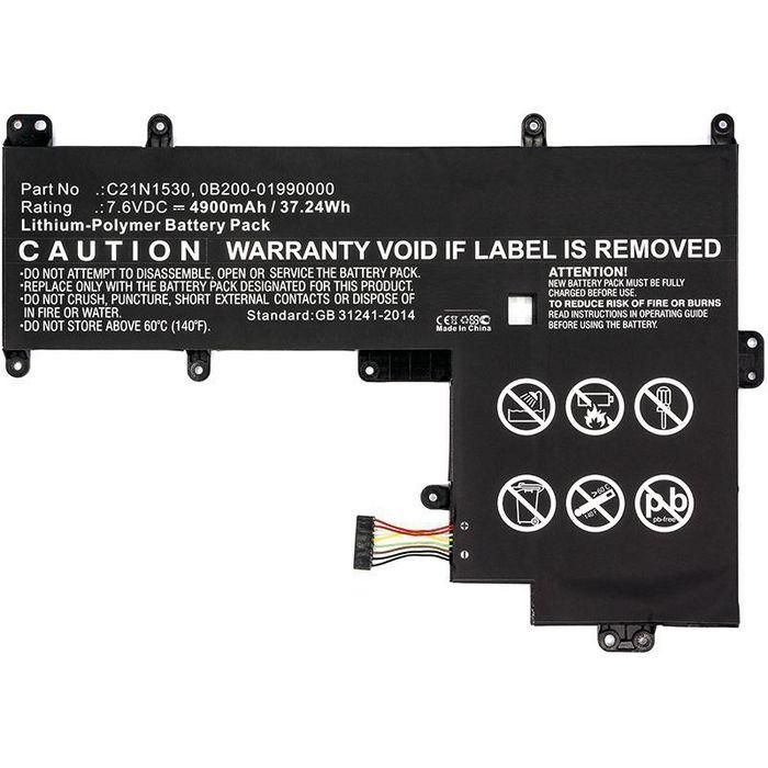 CoreParts Laptop Battery for Asus 37.24Wh Li-Pol 7.6V 4900mAh Black, Chromebook C202, Chromebook C202SA, Chromebook C202SA-2A