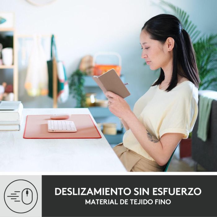 Alfombrilla de Ratón Logitech 956-000053 Rosa 1