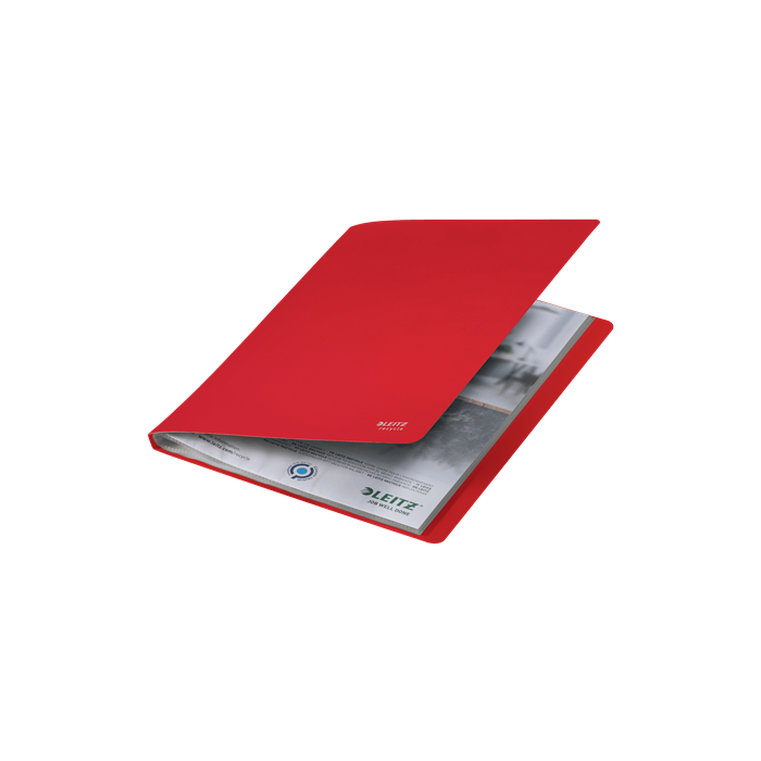 Leitz Carpeta Polipropileno con 40 Fundas A4 Recycle Rojo 46770025 2