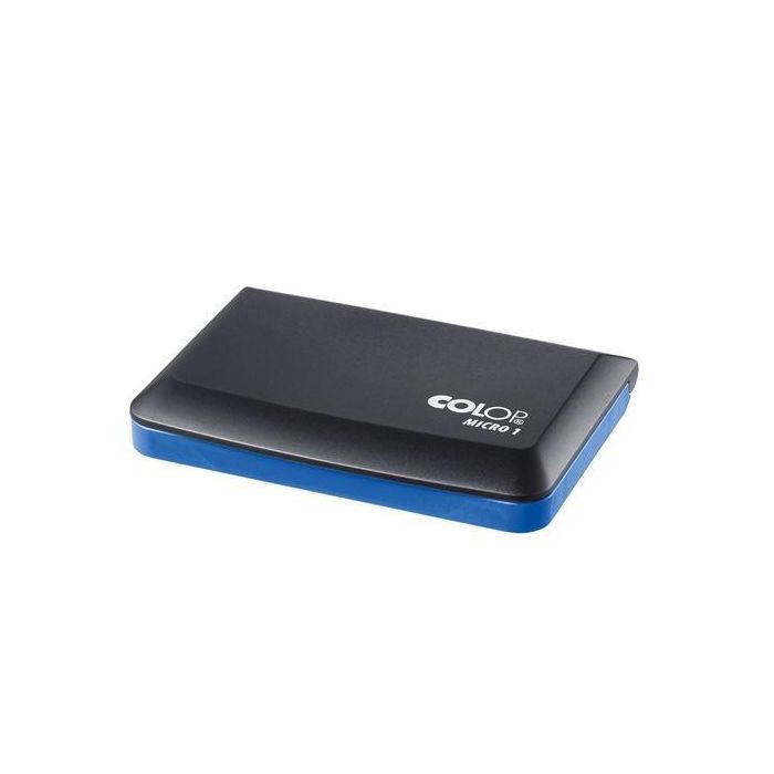 Colop Tampón Micro 1 Estuche De Plástico Azul Colop Tampón Micro 1 Estuche De Plástico Azul