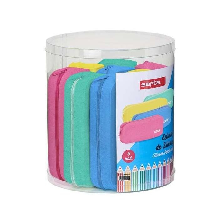 Portatodo Safta Glitter Cuadrado (8 Piezas) 2