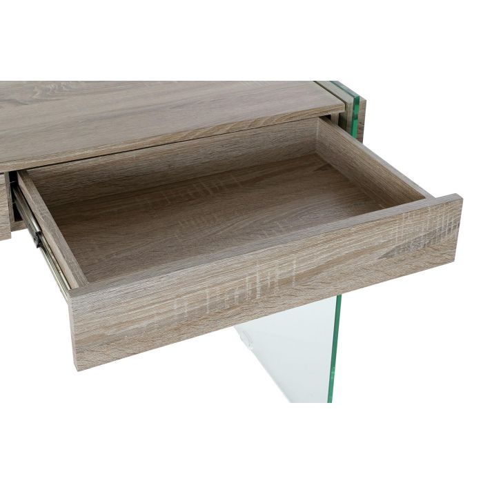 DKD Home Decor Green house 21 Consola 120x40x76 cm Cristal y MDF Natural Transparente 3 DKD Home Decor Green house 21 Consola 120x40x76 cm Cristal y MDF Natural Transparente 3