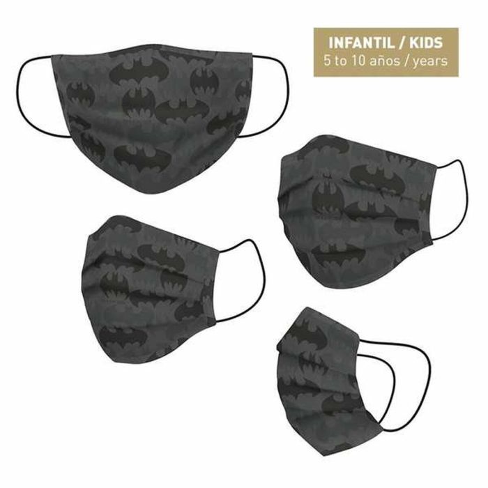 Mascarilla Higiénica de Tela Reutilizable Batman CD-22-7560 Infantil (1 unidad) 8 Mascarilla Higiénica de Tela Reutilizable Batman CD-22-7560 Infantil (1 unidad) 8