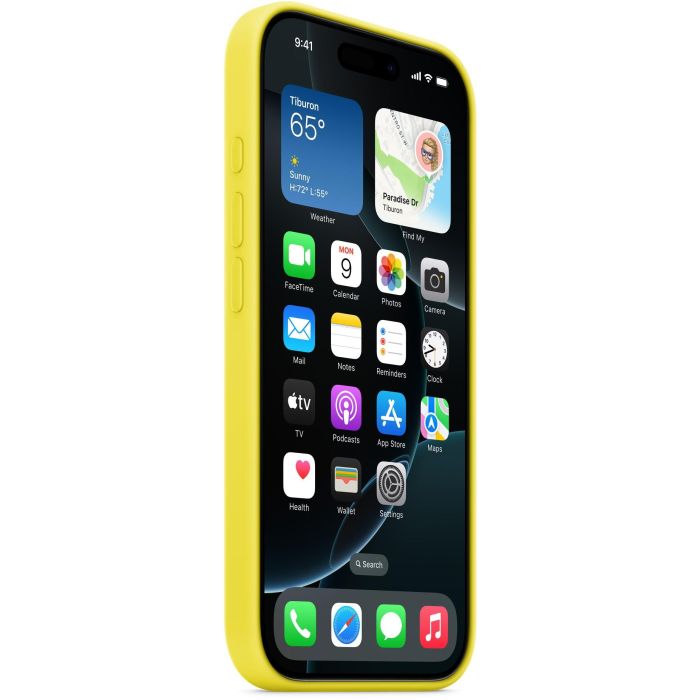 Apple Funda de Silicona MagSafe Original para iPhone 16 Pro - Carcasa Protectora con Ajuste Preciso - Color Carambola 4 Apple Funda de Silicona MagSafe Original para iPhone 16 Pro - Carcasa Protectora con Ajuste Preciso - Color Carambola 4