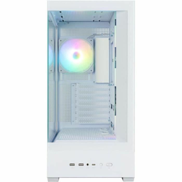Zalman P40 DS WHITE Midi Tower Blanco para PC con Pantalla LCD 9.1", Compatible ATX, Micro ATX, Mini-ITX 4