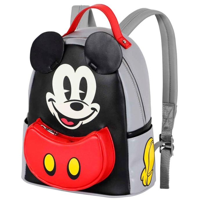 Disney Mickey Mouse Mochila Urbana Heady Face Multicolor con Compartimento Principal y Bolsillos Laterales 1 Disney Mickey Mouse Mochila Urbana Heady Face Multicolor con Compartimento Principal y Bolsillos Laterales 1