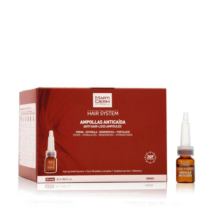Ampollas Anticaída Martiderm HAIR SYSTEM 3 ml Ampollas Anticaída Martiderm HAIR SYSTEM 3 ml