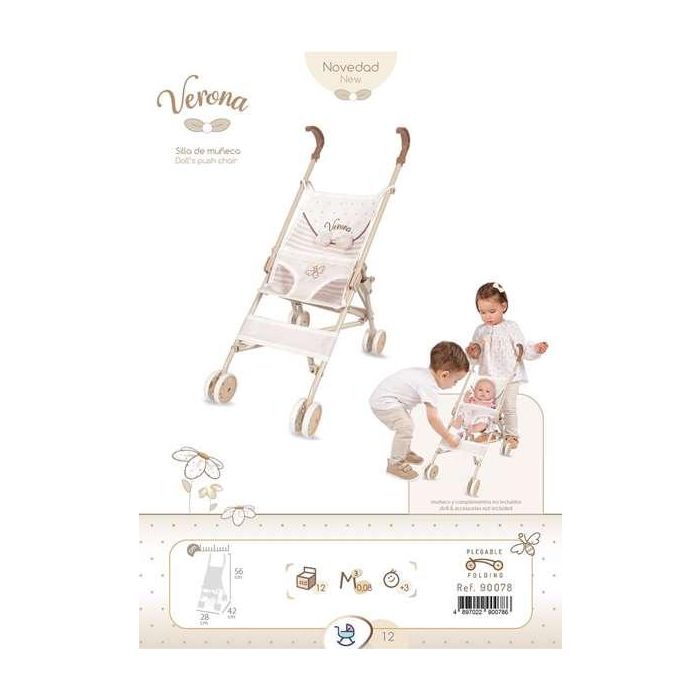 Silla de muñeca plegable - para muñecas de hasta 48 cm. 4 Silla de muñeca plegable - para muñecas de hasta 48 cm. 4