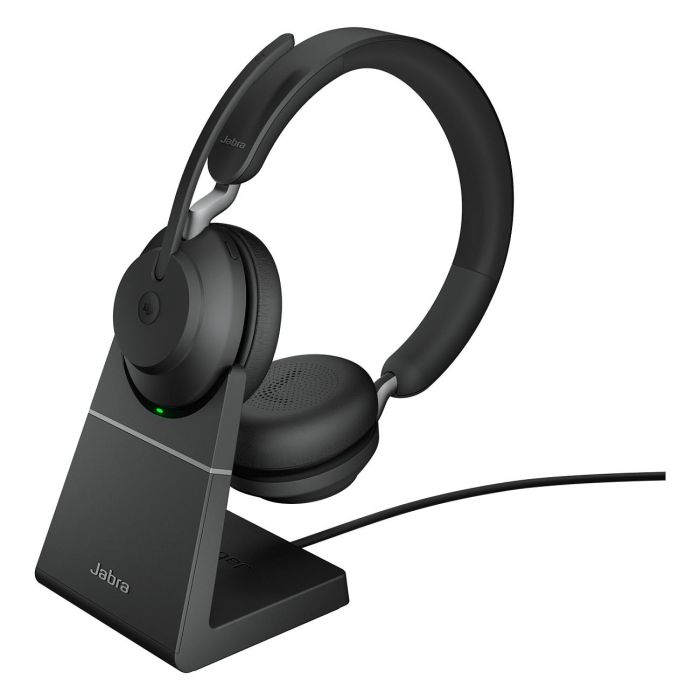 Jabra Evolve2 65 Stereo MS Auriculares Diadema Inalámbricos con Base de Carga y Adaptador USB-C, Negro Jabra Evolve2 65 Stereo MS Auriculares Diadema Inalámbricos con Base de Carga y Adaptador USB-C, Negro