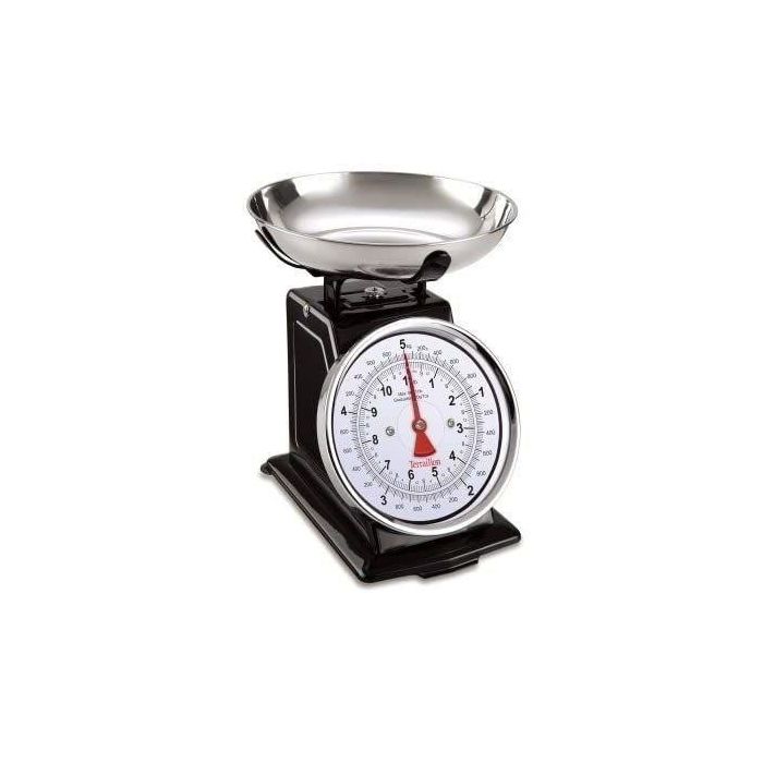 Báscula mecánica TERRAILLON 14477 Retro Deco - 5 kg - Bol 1L - Dial grande - Metal - Negro 3 Báscula mecánica TERRAILLON 14477 Retro Deco - 5 kg - Bol 1L - Dial grande - Metal - Negro 3