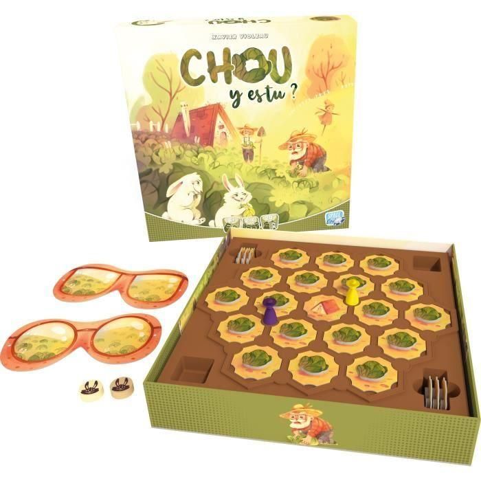 Chou, ¿estás ahí? - Asmodee - Juego sencillo de observación y estrategia - A partir de 6 años 1 Chou, ¿estás ahí? - Asmodee - Juego sencillo de observación y estrategia - A partir de 6 años 1