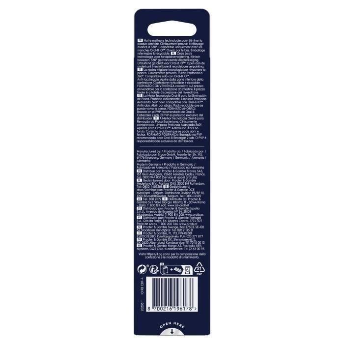 Oral-B ORA8700216196178 Recambios de cepillo iO Ultimate Clean Pack de 4 unidades Negro 3 Oral-B ORA8700216196178 Recambios de cepillo iO Ultimate Clean Pack de 4 unidades Negro 3