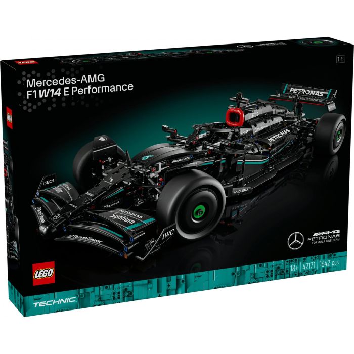 LEGO 42171 Technic Mercedes-AMG F1 W14 E Performance: Set de Construcción de Maqueta Réplica para Adultos, Coche F1 de Colección 8 LEGO 42171 Technic Mercedes-AMG F1 W14 E Performance: Set de Construcción de Maqueta Réplica para Adultos, Coche F1 de Colección 8