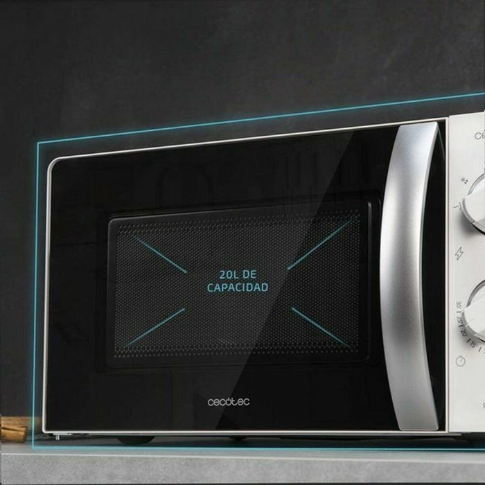 Microondas con Grill Cecotec ProClean 2110 20 L 700W Blanco Multicolor 700 W 20 L 1 Microondas con Grill Cecotec ProClean 2110 20 L 700W Blanco Multicolor 700 W 20 L 1