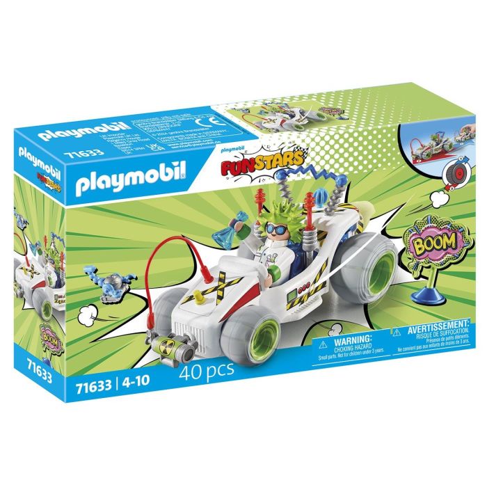 Playmobil 71633 Kart Racing Profesor Funstars con Accesorios para Carreras y Pilotos. Edad +4 años. Playmobil 71633 Kart Racing Profesor Funstars con Accesorios para Carreras y Pilotos. Edad +4 años.