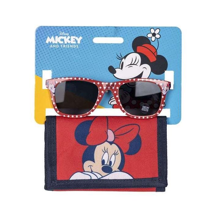 Gafas de sol set cartera minnie 15.0 x 18.0 x 2.0 cm