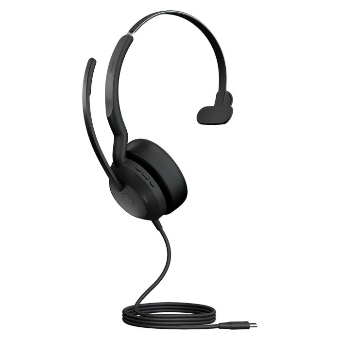 Jabra Evolve2 50 USB-C MS Mono Auriculares con Diadema, Optimizado para Microsoft Teams, Cableado, Negro Jabra Evolve2 50 USB-C MS Mono Auriculares con Diadema, Optimizado para Microsoft Teams, Cableado, Negro