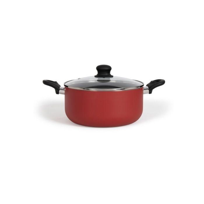 Horno holandés de 24 cm - LIVOO - MEP150R - Antiadherente sin PFOA ni PFOS - Mangos de silicona - Apto para todo tipo de fuegos, incluida la inducción 1 Horno holandés de 24 cm - LIVOO - MEP150R - Antiadherente sin PFOA ni PFOS - Mangos de silicona - Apto para todo tipo de fuegos, incluida la inducción 1