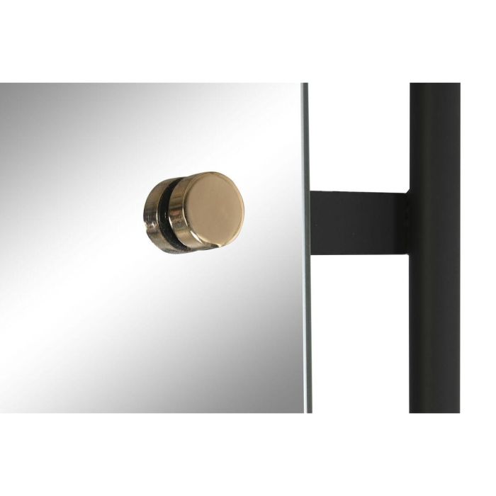DKD Home Decor Espejo Moderno de Pared Vertical de Hierro y Cristal Negro Dorado 195x73 cm (Superficie Espejo 60x182 cm) 3 DKD Home Decor Espejo Moderno de Pared Vertical de Hierro y Cristal Negro Dorado 195x73 cm (Superficie Espejo 60x182 cm) 3