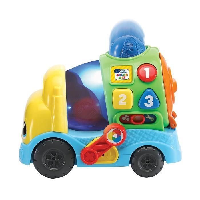 VTECH P'tit Camion Color Mix - Vehículo Interactivo para Niños 12-36 Meses 2 VTECH P'tit Camion Color Mix - Vehículo Interactivo para Niños 12-36 Meses 2
