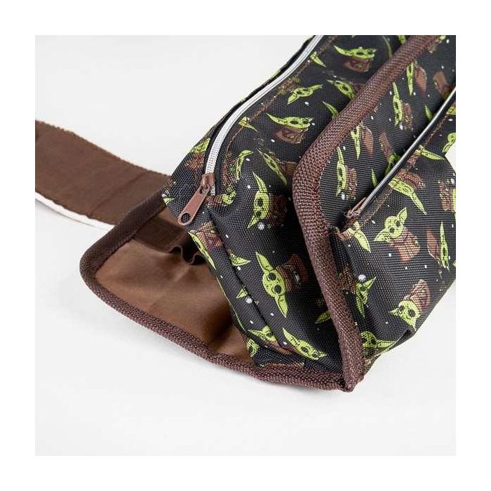Cerdá Estuche Portatodo The Mandalorian Grogu con Velcro Marrón de Poliéster y Goma para Niños 3+ Años 4
