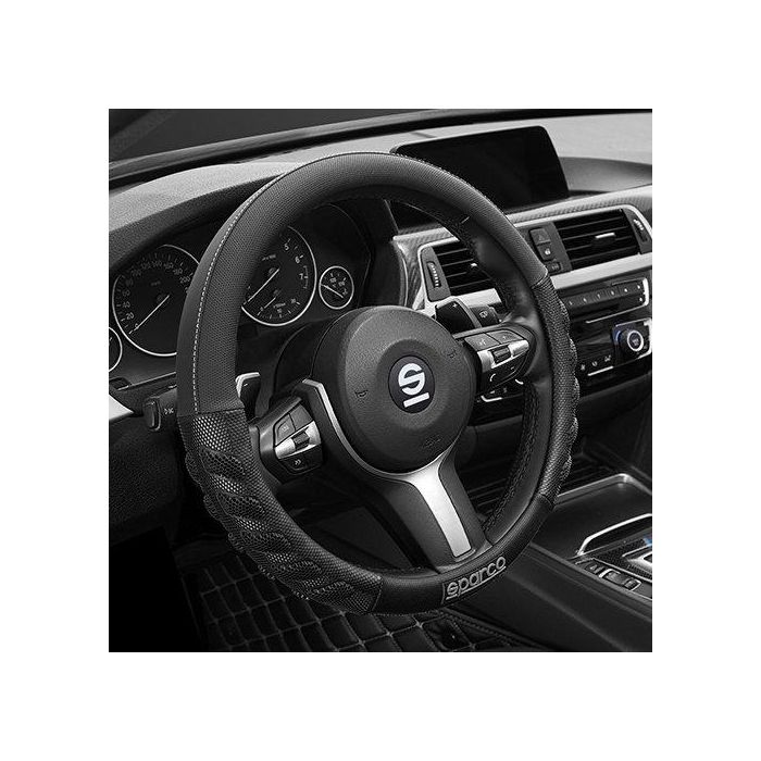 Abc S101 SPCS101GR Funda para Volante Gris Accesorio de Coche 0 Abc S101 SPCS101GR Funda para Volante Gris Accesorio de Coche 0