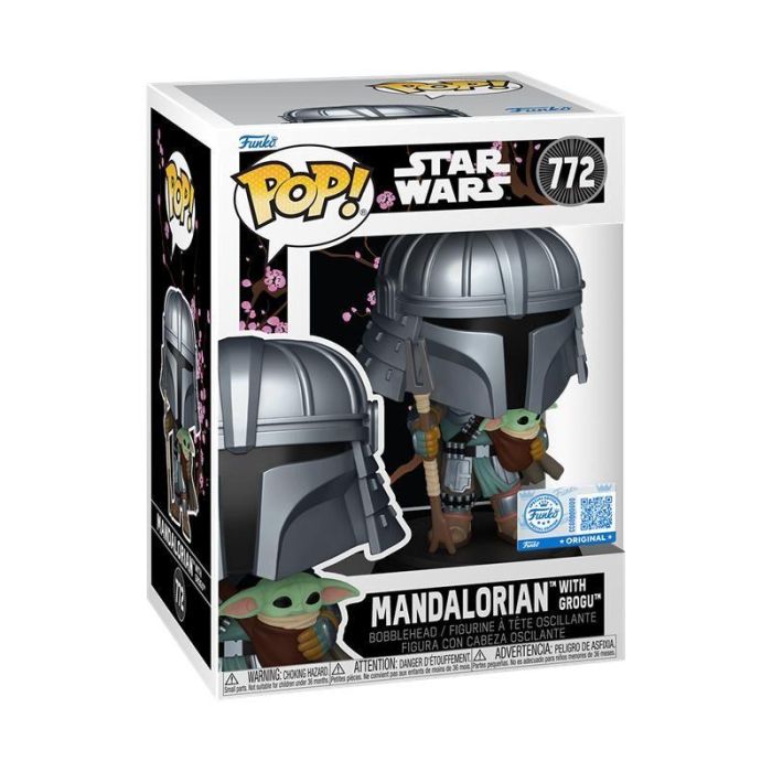 Figura POP Star Wars Impressions Mandalorian with Grogu Exclusive 0 Figura POP Star Wars Impressions Mandalorian with Grogu Exclusive 0