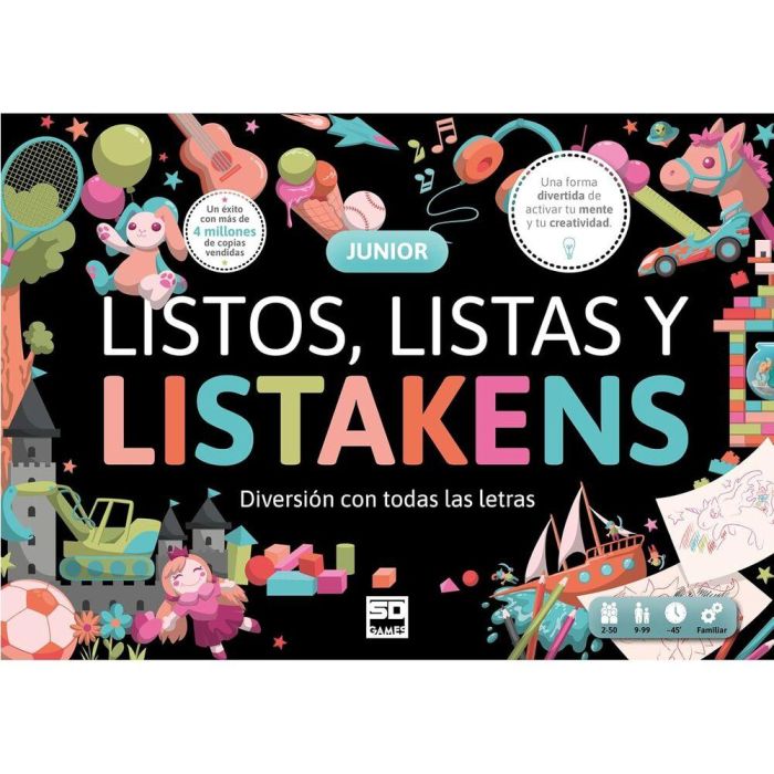 Juego mesa Listos Listas y Listakens Junior español 5